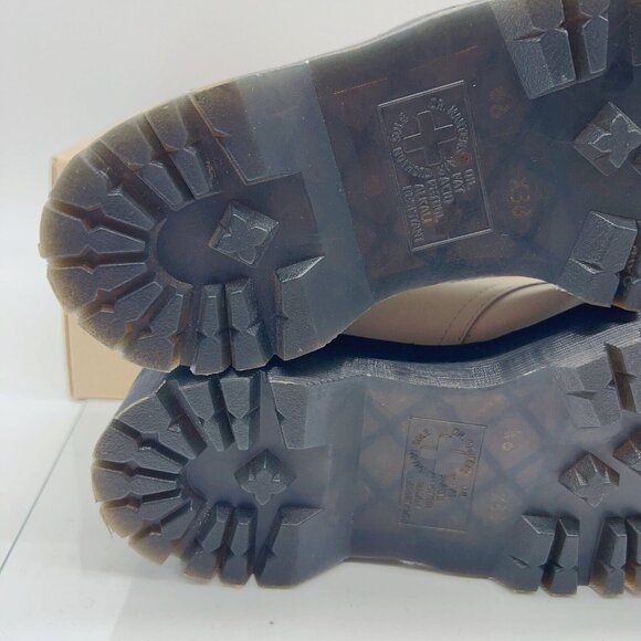 DR. MARTENS 1461 Quad Platform Shoe Oxford White Smooth Leather Womens US 5 EU36 - Picture 11 of 12